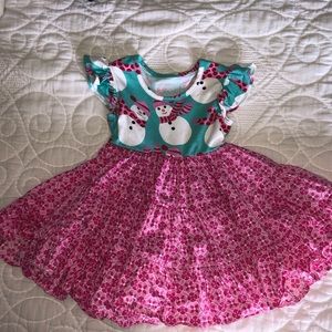 Eleanore rose snowman dress